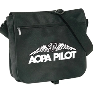 Medium Messenger Bag With 2-pocket Main Compartment With Flap Over Closure