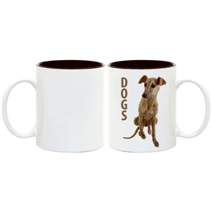 Black - This Two-tone Accented Mug Enhances Full-color Sublimation Decoration Beautifully!