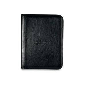 Tuscan - Leather Padfolio With Zippered Closure And Multi-function Organizer