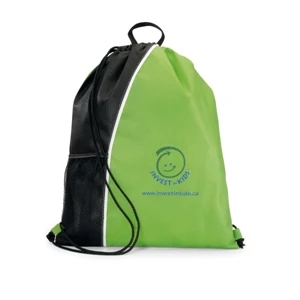 Crescent - Apple Green-black - Non-woven Sport Pack With Top Grab Handle