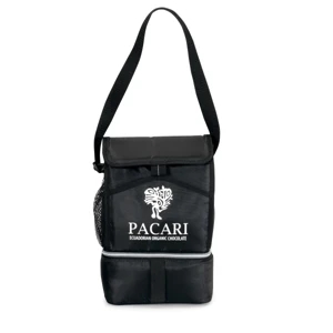Laguna - Black - Lunch Cooler With Adjustable Shoulder Strap And 6 Can Capacity