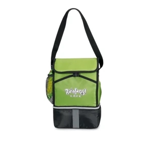 Laguna - Apple Green - Lunch Cooler With Adjustable Shoulder Strap And 6 Can Capacity
