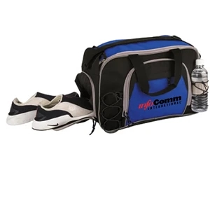 Handy Gym Duffel Bag With Dual Zippered Main Compartment And A Shoe Compartment