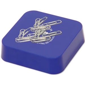 Blue - Paper Clip Holder. Closeout Price! Available While Supplies Last!