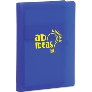 Blue - Memo Pad And Sticky Note Set With Pen. Closeout. Available While Supplies Last