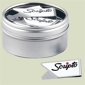 Keepaklips Packaged Inside Small Metal Tin With Clear Plastic Window Lid