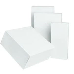 Gloss White 2 Piece Apparel Box (15" x 9 1/2" x 2")