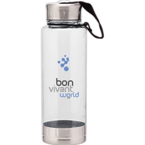 Fusion H2go Bfree (r) - Clear - Acrylic Bottle With Stainless Steel Lid And Base, Bpa Free. 23 Oz