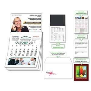 Magna-cal (tm) - Magnet -business Card R.e. Calendar-oct. 2012. Avail. To Ship 8/15/12 Thru 11/14/12