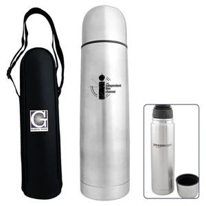 Bullet - 50 Working Days - Stainless Steel Bullet Shaped Flask With Double Wall Construction