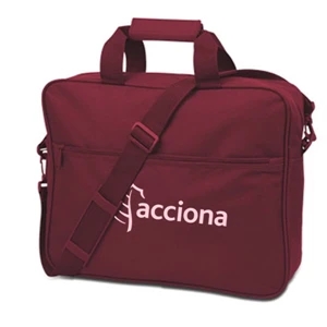 Convention Briefcase, 600 Denier Polyester. Made With 50% Recycled Material