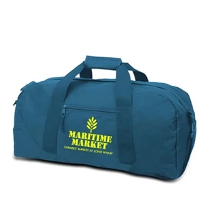 Large Duffel Bag, 600 Denier Polyester, Made With 50% Recycled Material