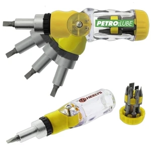 50 Working Days - This Ratchet Screwdriver Includes 6 Screwdriver Bits, And 6 Hex Bits