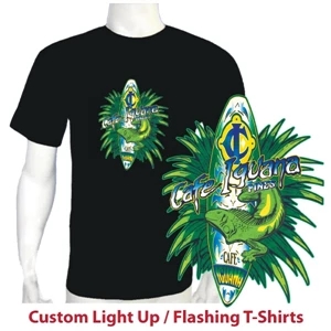 Custom Light Up Flashing T-Shirt, Sound Activated