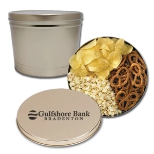 Utz(r) Snack On - Variety Tin With Utz Brand Chips, Pretzels And White Cheddar Popcorn