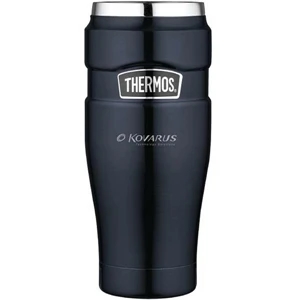The Stainless King (tm) - Midnight Blue Leak-proof Travel Tumbler 16 Oz/470 Ml
