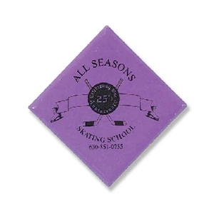 Diamond - 1 1/2" Full Color Button Front With A Military Clutch Attachment