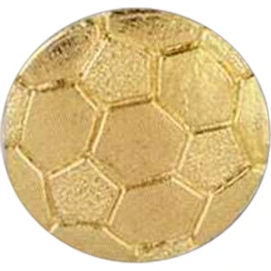 Soccer - Stock Design Award Pin With Clutch Back Attachment For Secure Mounting