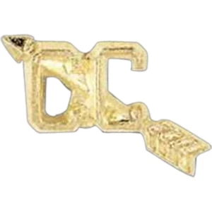 Cross Country - Stock Design Award Pin With Clutch Back Attachment For Secure Mounting