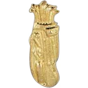 Golf Bag - Stock Design Award Pin With Clutch Back Attachment For Secure Mounting