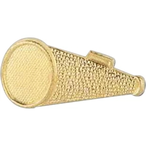 Megaphone - Stock Design Award Pin With Clutch Back Attachment For Secure Mounting