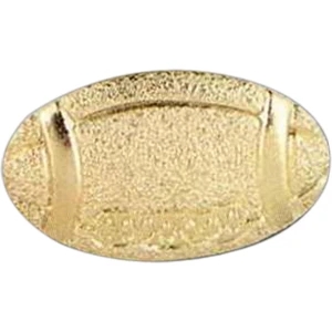 Football - Stock Design Award Pin With Clutch Back Attachment For Secure Mounting