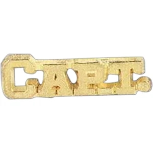 Captain - Stock Design Award Pin With Clutch Back Attachment For Secure Mounting
