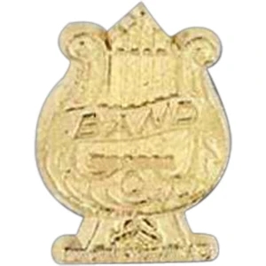 Band - Stock Design Award Pin With Clutch Back Attachment For Secure Mounting