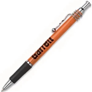 Tango - Ballpoint Pen With Genuine Black Rubber Comfort Grip And Black Ink Refill