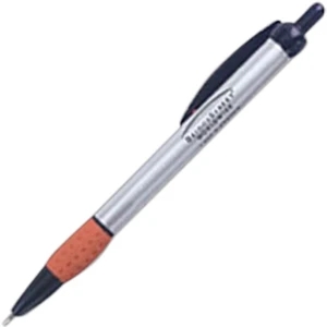 Conbrio - Preppy Ballpoint Pen With Textured Cushion Grip And Matching Detail On Clip