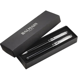 Balmain (r) Parisian - Two Piece Pen Set With Twist Pen And Rollerball Pen