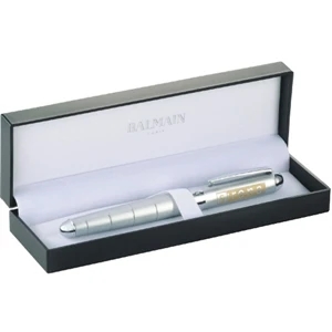 Balmain (r) Corsica - Rollerball Pen With Brass Cap And Barrel And Blue Ink