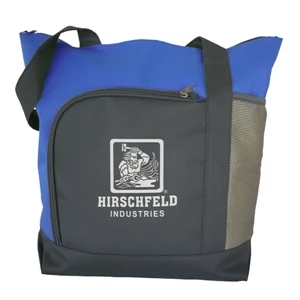 Dealmaker - Tote Bag With Large Front Zippered Pocket, Zippered Main Compartment