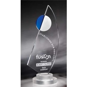 La Mariner - Award - A Feast Of Form, Color, Depth, And Texture Made Of Pure Optic Crystal
