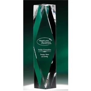 Prizma - Large - Spectacular Award That Features Bold Geometric Cuts And Plenty Of Weight