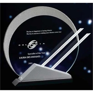Eclipse (tm) - Small - Jade Crystal And Lacquered Wood Combine Forces To Create A Theme-award