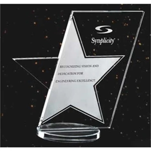 Superstar - An Award With A Progressive Look Utilizing The Contemporary Starphire Crystal
