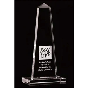 Small - Award Made Of Optic Crystal, An Excellent Choice For Elevating Your Presentation