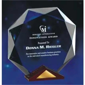 Octavia - Large - Award With A Solid Cherry Wood Base Are A Great Complement To Crystal