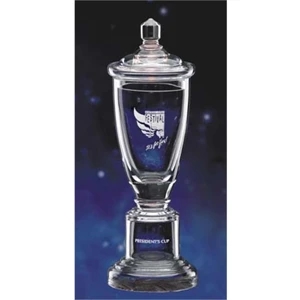 Crescendo - Large - Trophy Cup Influenced Shape Is Mouth-blown For Extra Sparkle And Lots Of Weight