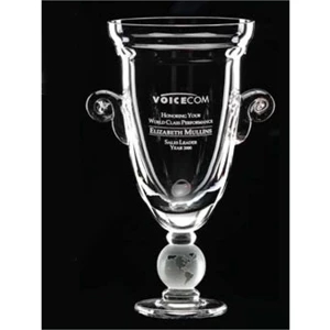 World Class - No World Etch - Designers Add A Twist To The Traditional Trophy Cup Award And A Theme As Well