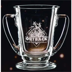 Regatta - Small - This Handled Cup Award Is Hand-blown In Poland For Impressive Weight And Clarity