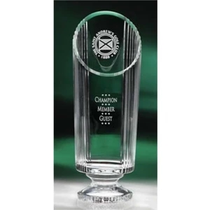 Cascade - Medium - Cup Award Boasts A Series Of Deep Miter Cuts That Afford Open Panel For A Clean Look
