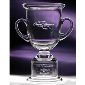 Cup Adirondack - Large - This Hand-blown Classic Award Features A Unique Pedestal For Engraving