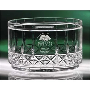Concerto - Small - Our Full-lead Crystal Bowl Features A Rhythmic Pattern That Lives Up To Its Name
