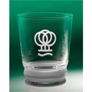 Echo - Set Of 2 - Mouth-blown On The Rocks, Made Distinctive By Etched Rings The Encircle Its Base