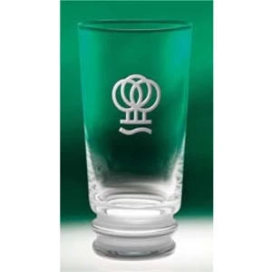 Echo - Set Of 2 - Mouth-blown Hiball Glass, Made Distinctive By Etched Rings The Encircle Its Base