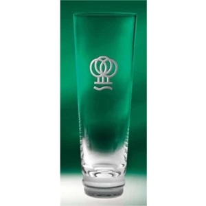 Echo - Set Of 2 - Mouth-blown Iced Tea Glass, Made Distinctive By Etched Rings The Encircle Its Base