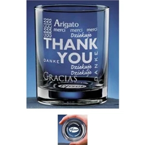 Gratitude - Set Of 4 - Express Your Gratitude With This Set Of Glasses That Says It In Different Languages
