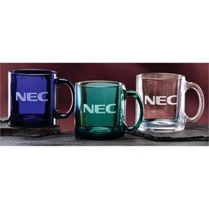 Blue - Bulk/each - Boiling Hot Or Icy Cold, These 13 Oz Tempered Mugs Are Versatile And Durable